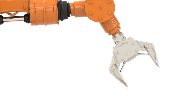 orange robotic arm